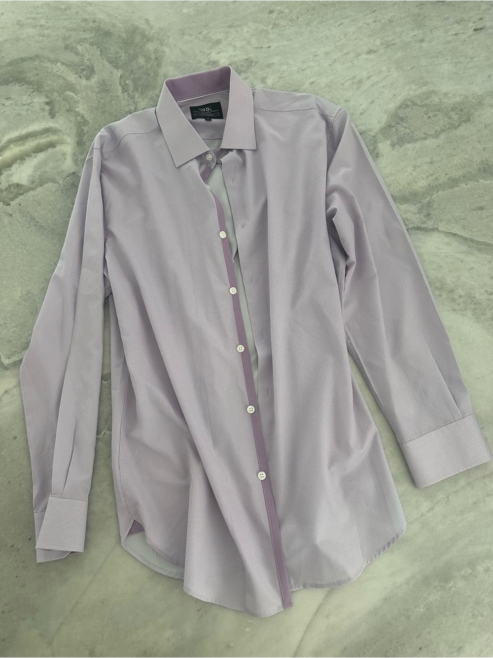 Men's Lavender Dress Shirt - Unbranded
